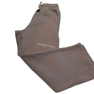 Fear Of God Essentials Kids Taupe Sweatpants Straight Leg Size 8 EUC